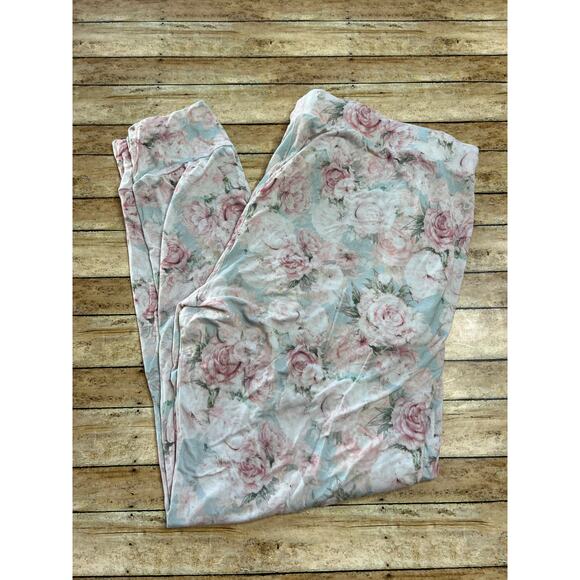 Bums & Roses Budding Romance Women's Jogger Pajama Pants XL - Picture 2 of 5
